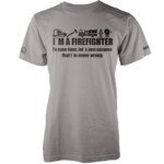 FIREFIGHTER TIME CAMISETA GRIS