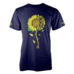 GIRASOL AZUL OSCURO (CAMISETAS)