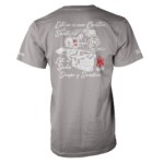 CAMISETA CALAVERA POKER GRIS (CAMISETAS)