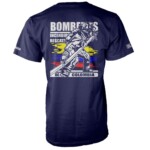 CAMISETA+BOMBERO LINEA AZUL (CAMISETA)