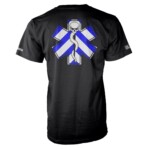 ESTRELLA DE LA VIDA COLORES NEGRO (CAMISETA)